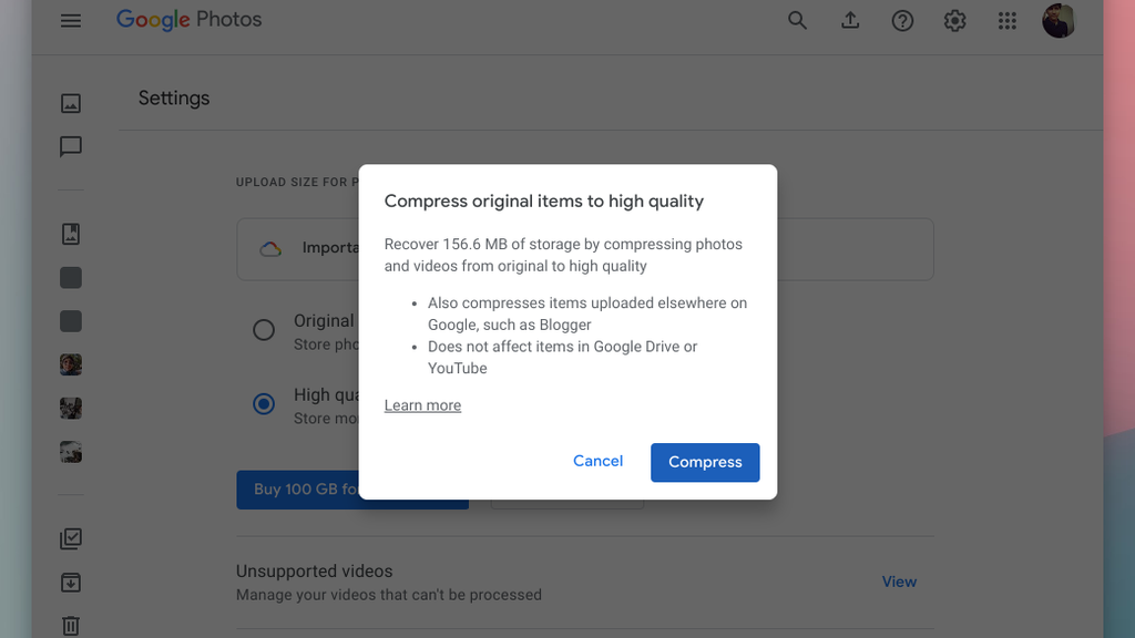 How to free up Google Photo storage space Laptop Mag