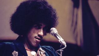 Phil Lynott of Thin Lizzy performing 'Whiskey In The Jar' on BBC TV show Top Of The Pop, London, January 31, 1973