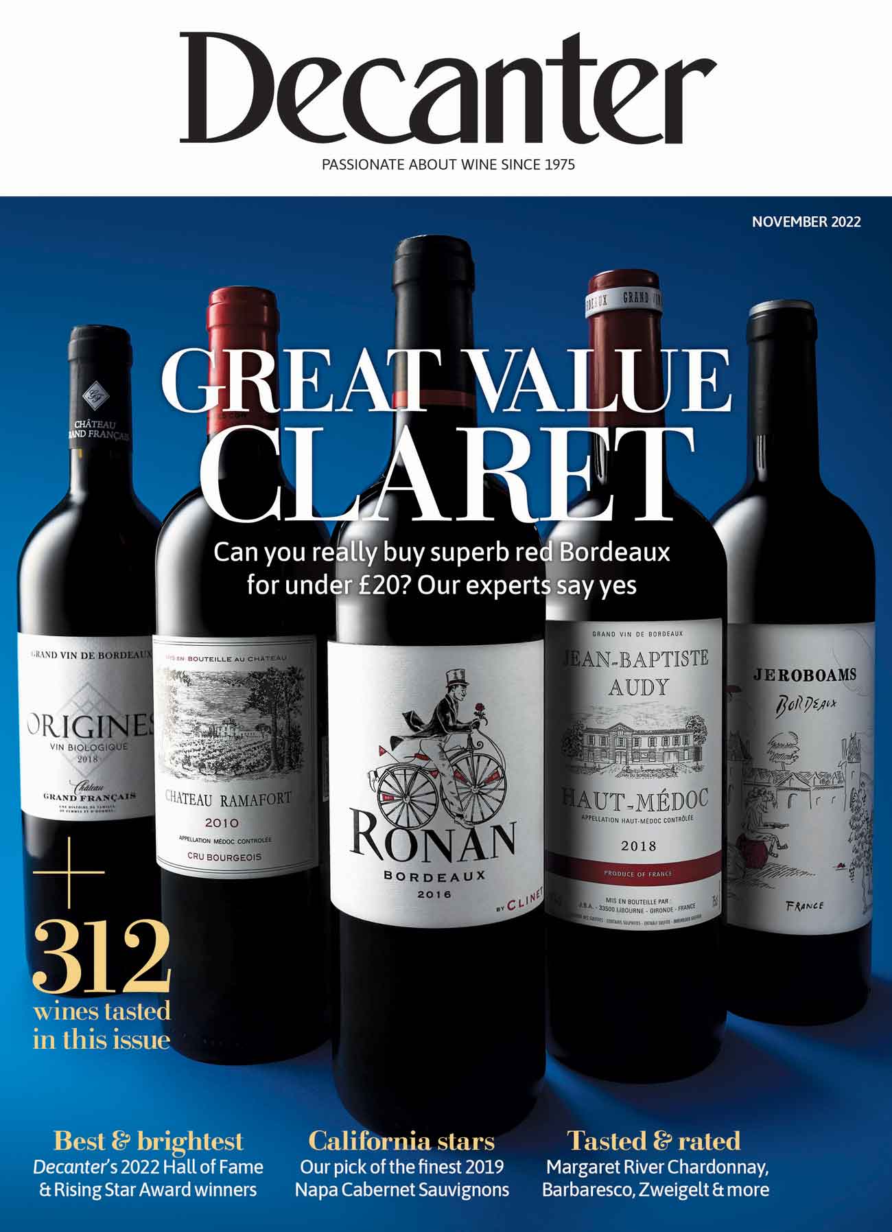 Decanter magazine November 2022