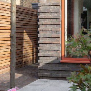 detail of brickwork on a property