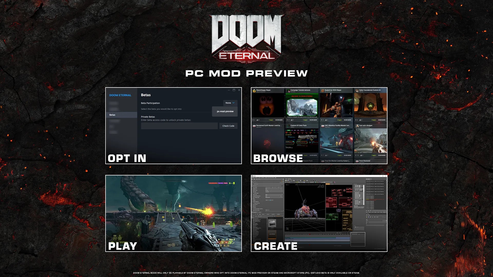 DOOM Eternal is finally getting official mod support — here's how to access it