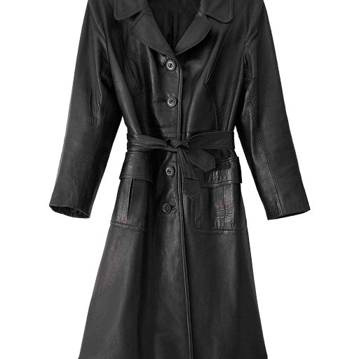 Leather Trench Coat