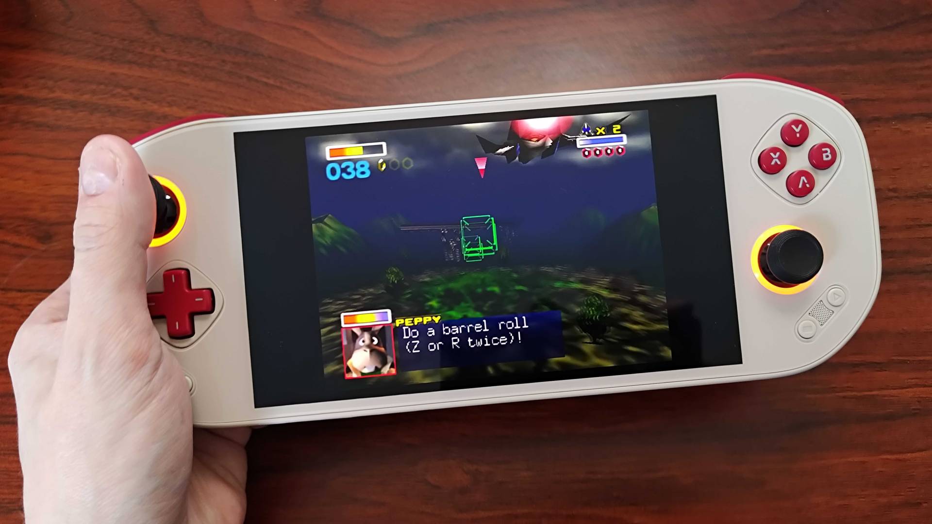 Start Fox 64 running on Mangmi Pocket Max handheld.