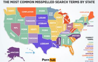 pornhub typo map