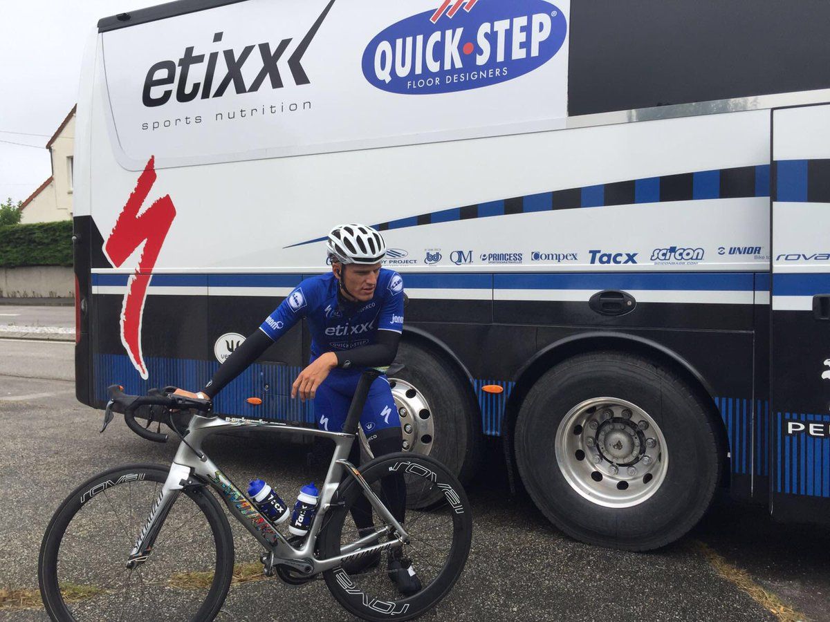 Marcel Kittel ahead of his pre-Tour training ride