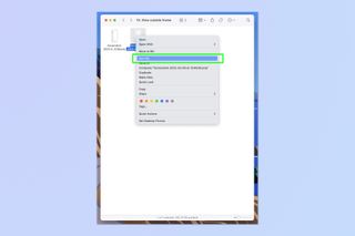 A screenshot showing the steps required to change default apps on Mac