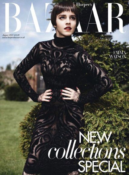 Emma Watson - Guess who? Emma Watson's dramatic cover makeover - Emma Watson Harpers Cover - Emma Watson Style - Harry Potter - Marie Claire - Marie Claire UK