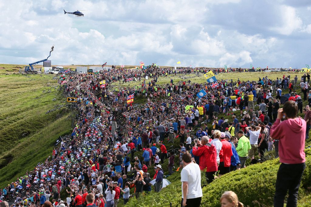 The 2014 Tour de France grand depart in Yorkshire was a boost to cycling in the UK