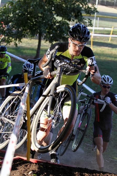 Eric Thompson (Mt. Borah Epic Team) tackling the course.