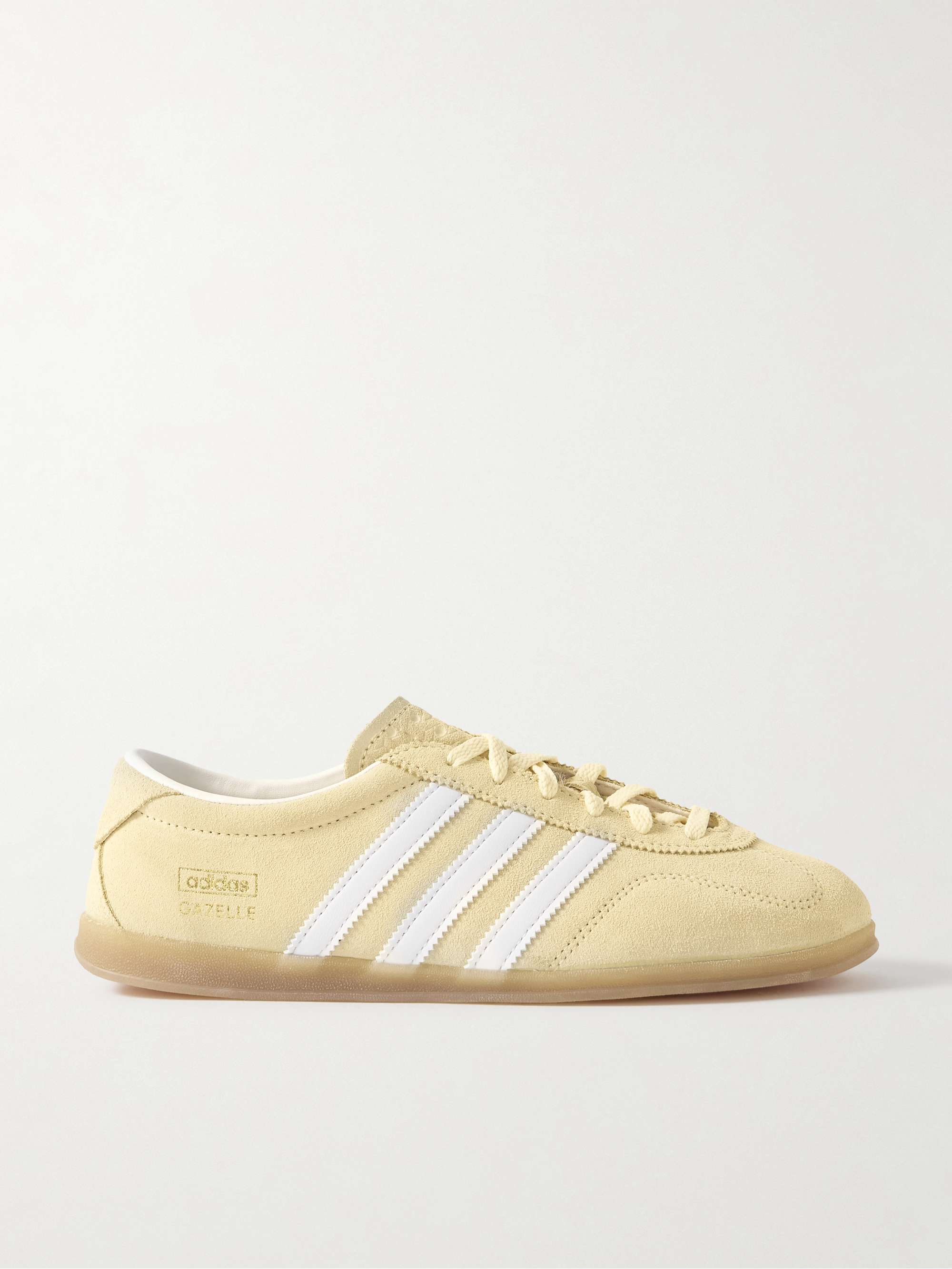 ADIDAS ORIGINALS Gazelle Lo Pro Leather-Trimmed Suede Sneakers