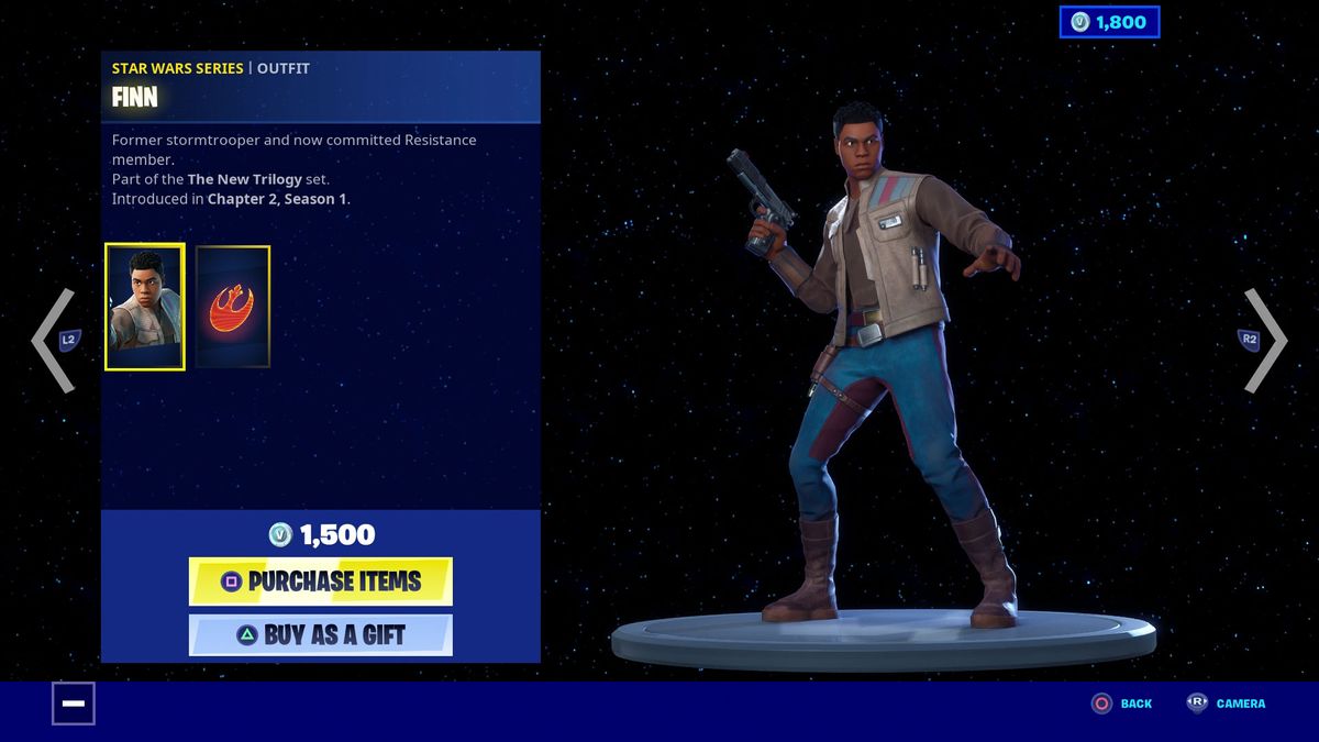 Here S Every Fortnite Star Wars Skin And Cosmetic You Can Get In