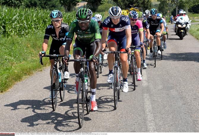 Yoann Gene (Europcar) in the breakaway
