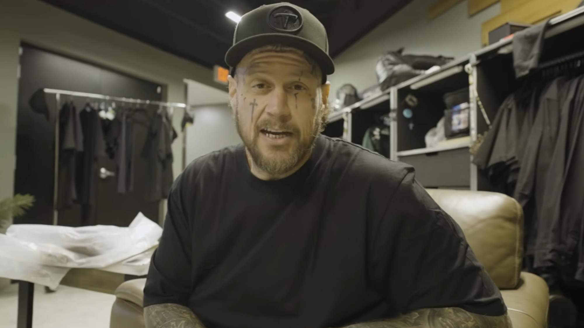 Jelly Roll talking in a vlog on his YouTube channel. 