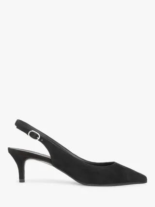 John Lewis Greece Kitten Heel Slingback Court Shoes