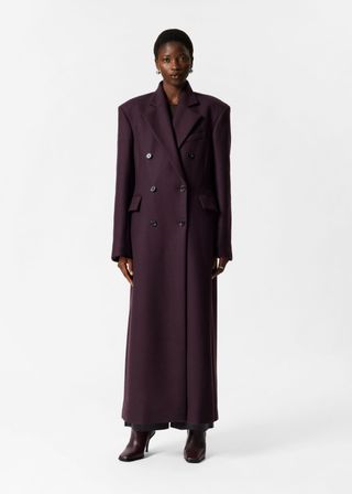 Long Wool-Blend Coat