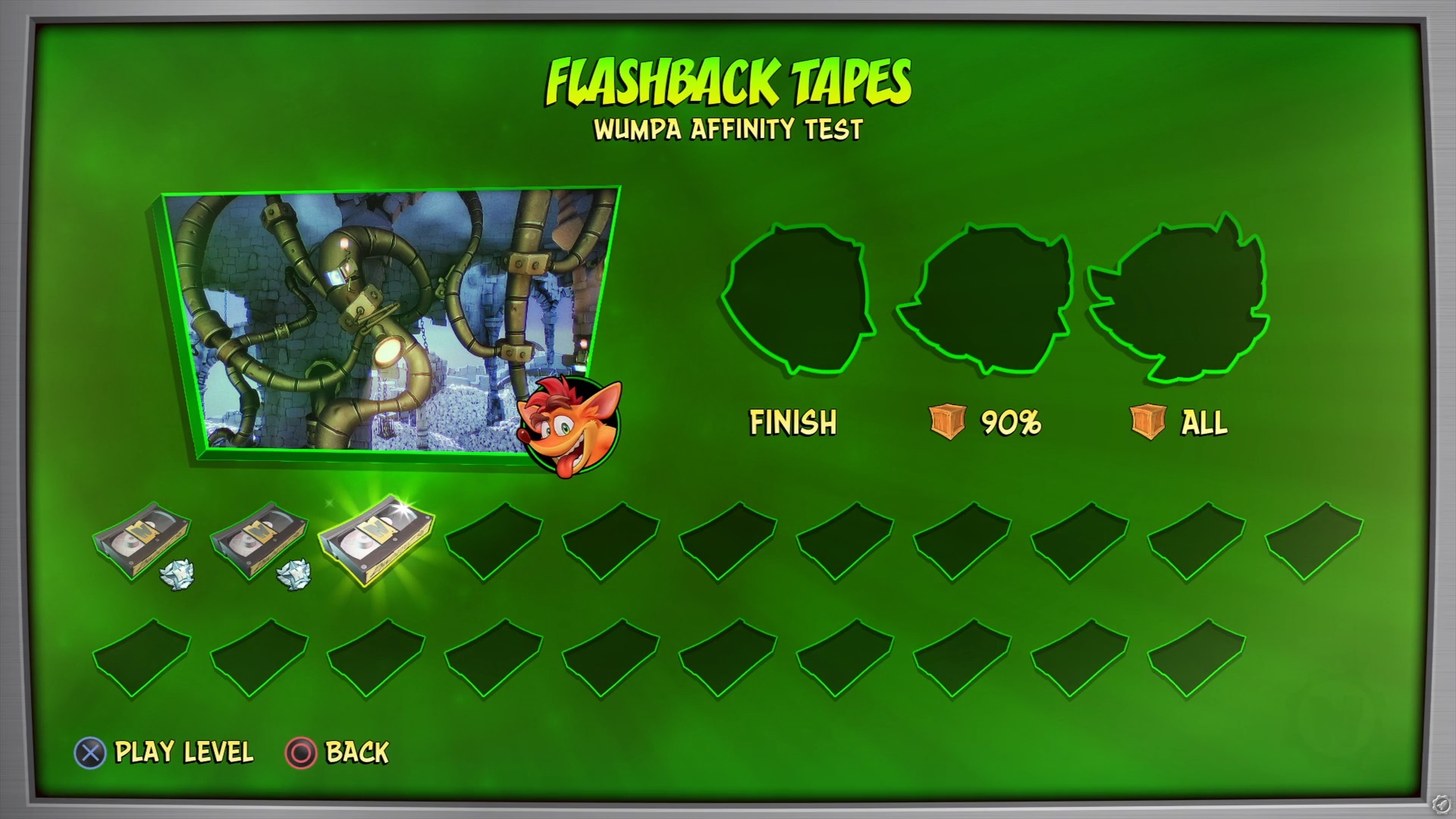 Crash 4 Flashback Tapes