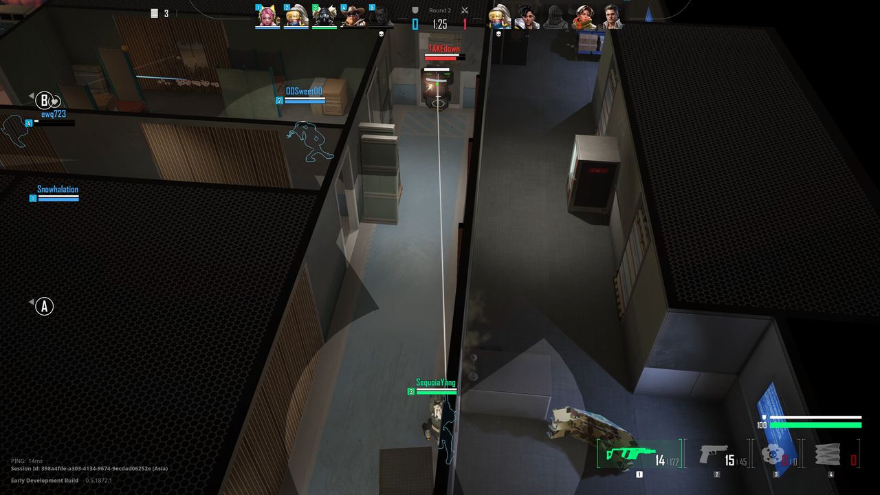 PUBG: Blindspot gameplay screenshot showing isometric combat