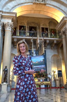 Lady Henrietta with her book, Blenheim: 300 years of Life in a Palace (Rizzoli, £57.50)