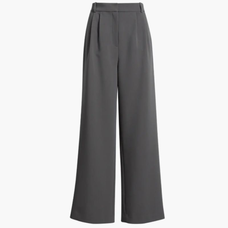 grey tailored trousers