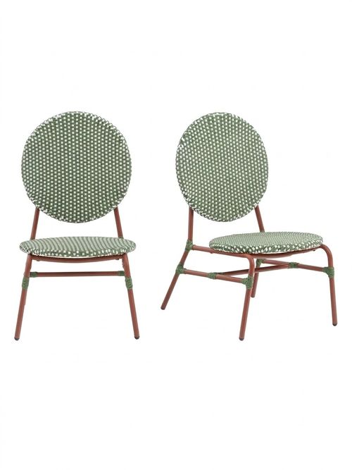 Set of 2 Matu Low Garden Chairs