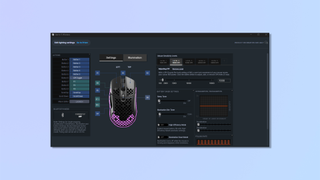 Screenshot of SteelSeries 'GG' companion app for the Aerox 5 wireless mouse