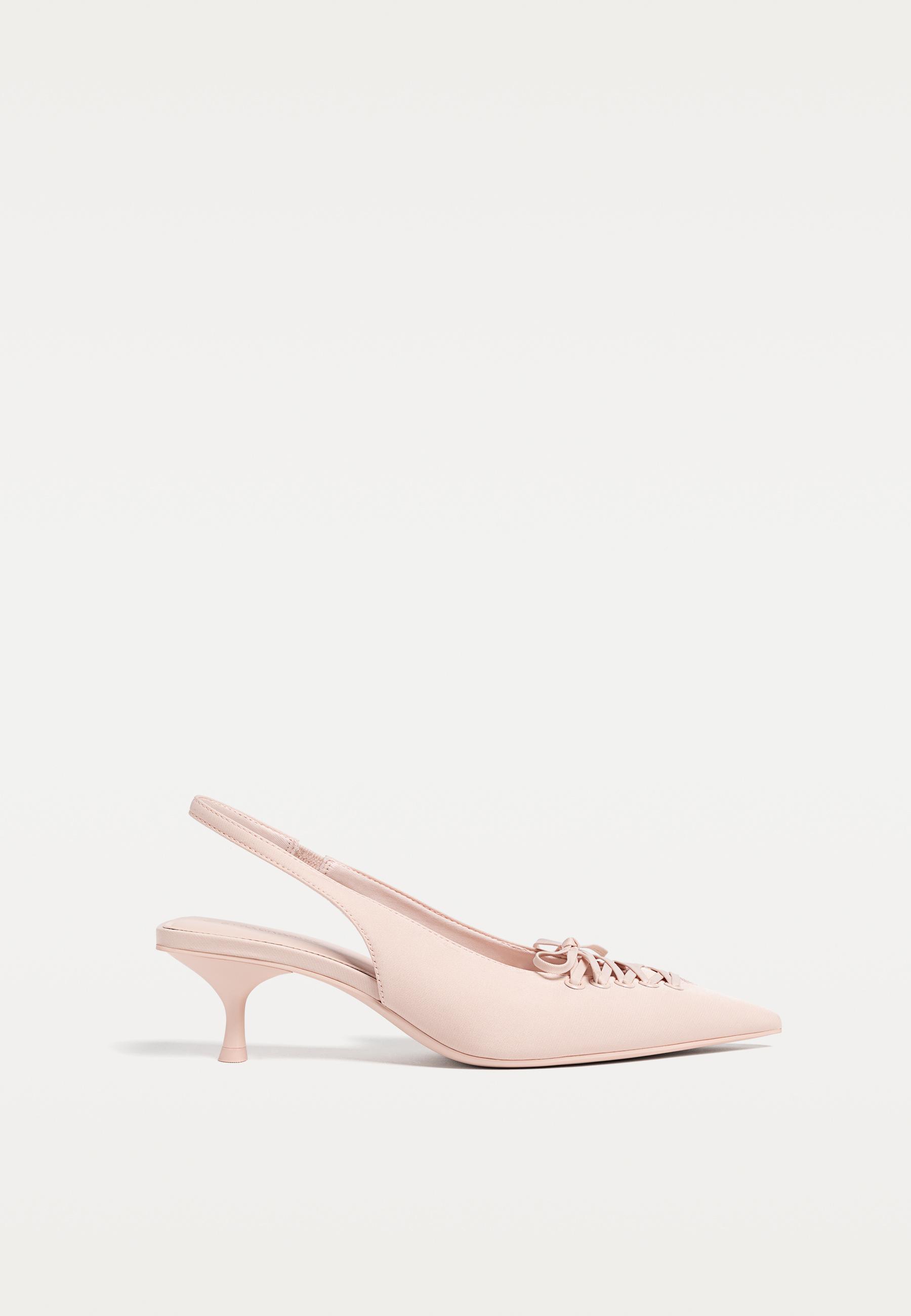 Mid-Heel Corset Shoes