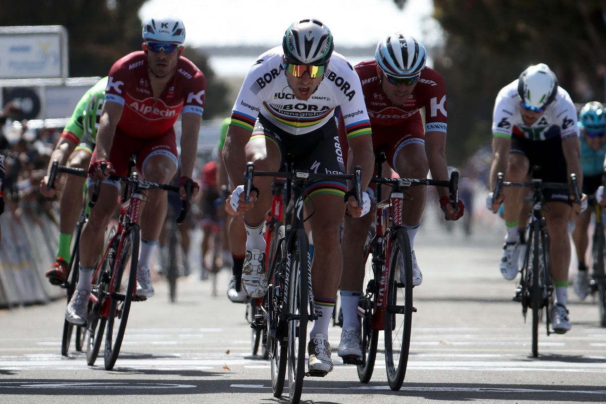 Peter Sagan (Bora-Hansgrohe) wins stage 3