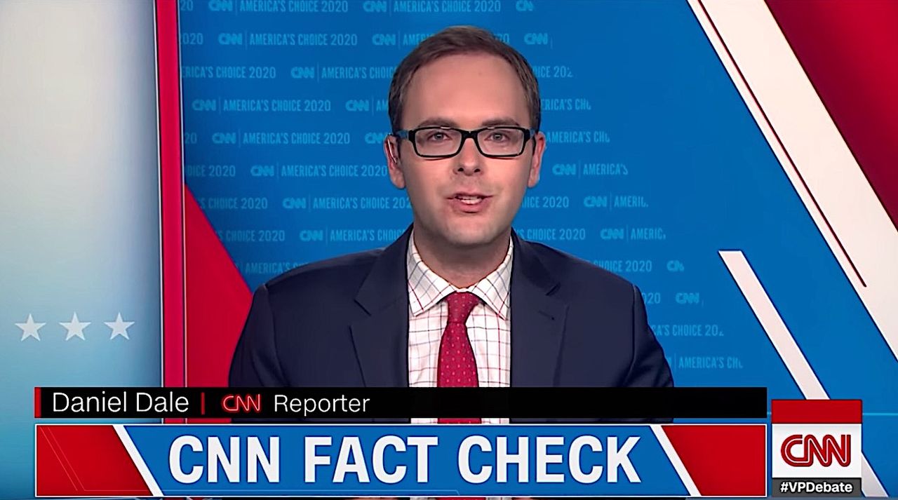 Daniel Dale fact-checks Pence and Harris