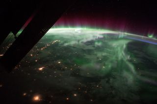 2017 Best Astronaut Photos, Aurora Borealis over Canada