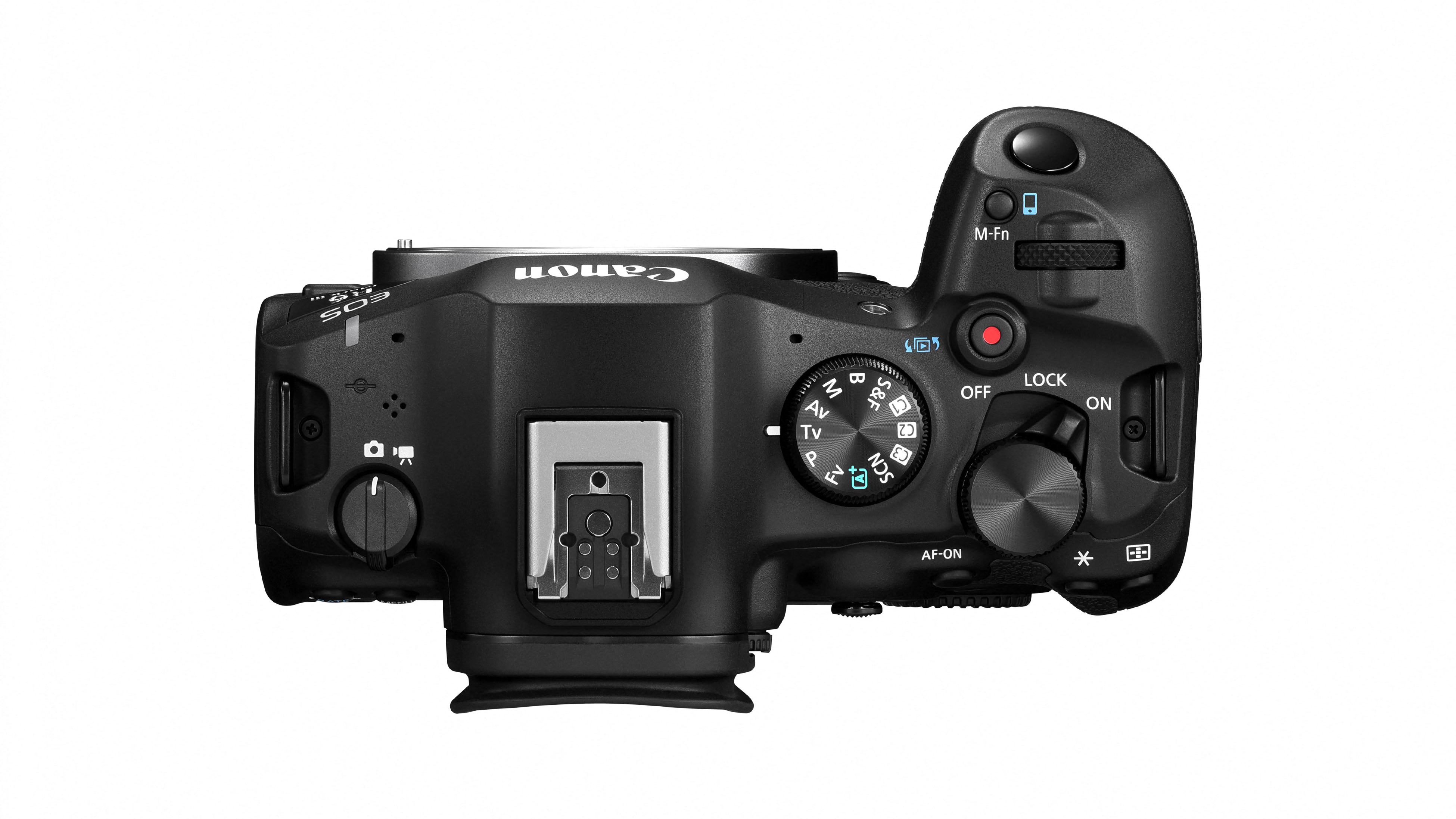 Canon EOS R6 Mark III against a white background