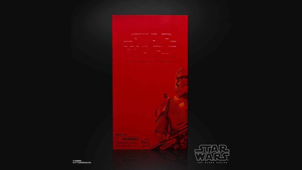 Hasbro's Star Wars Sith Trooper for "Rise of Skywalker."