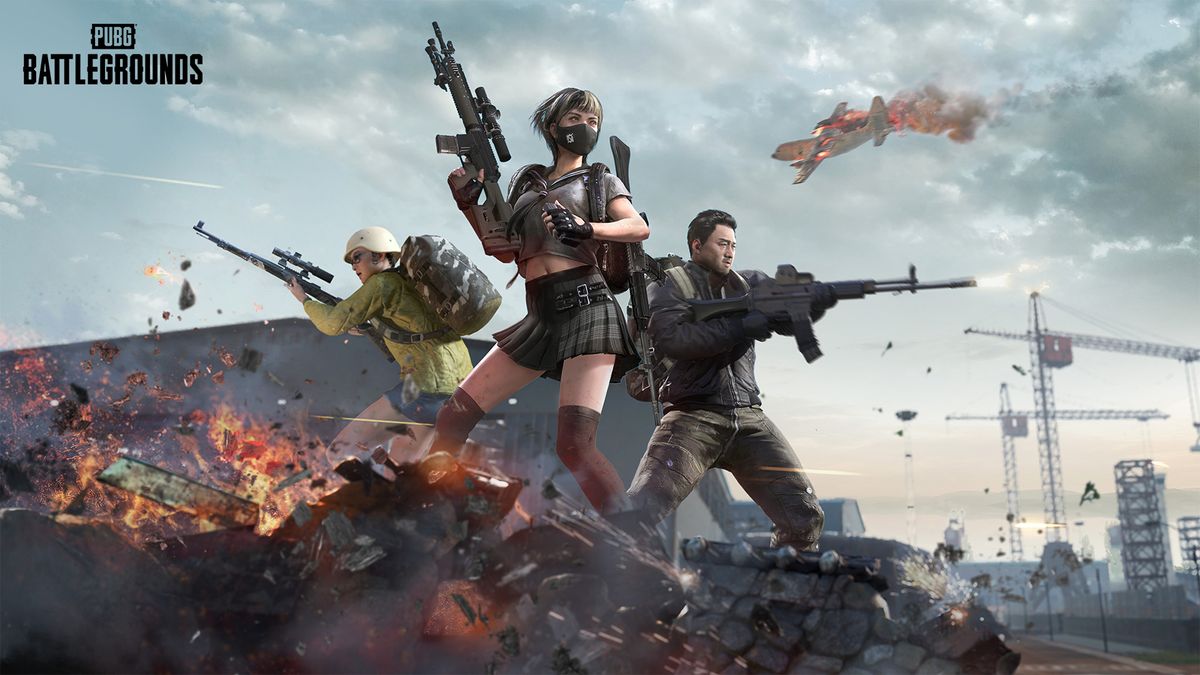 An image of a selection of playable characters from PUBG Battlegrounds, one of the best battle royale games