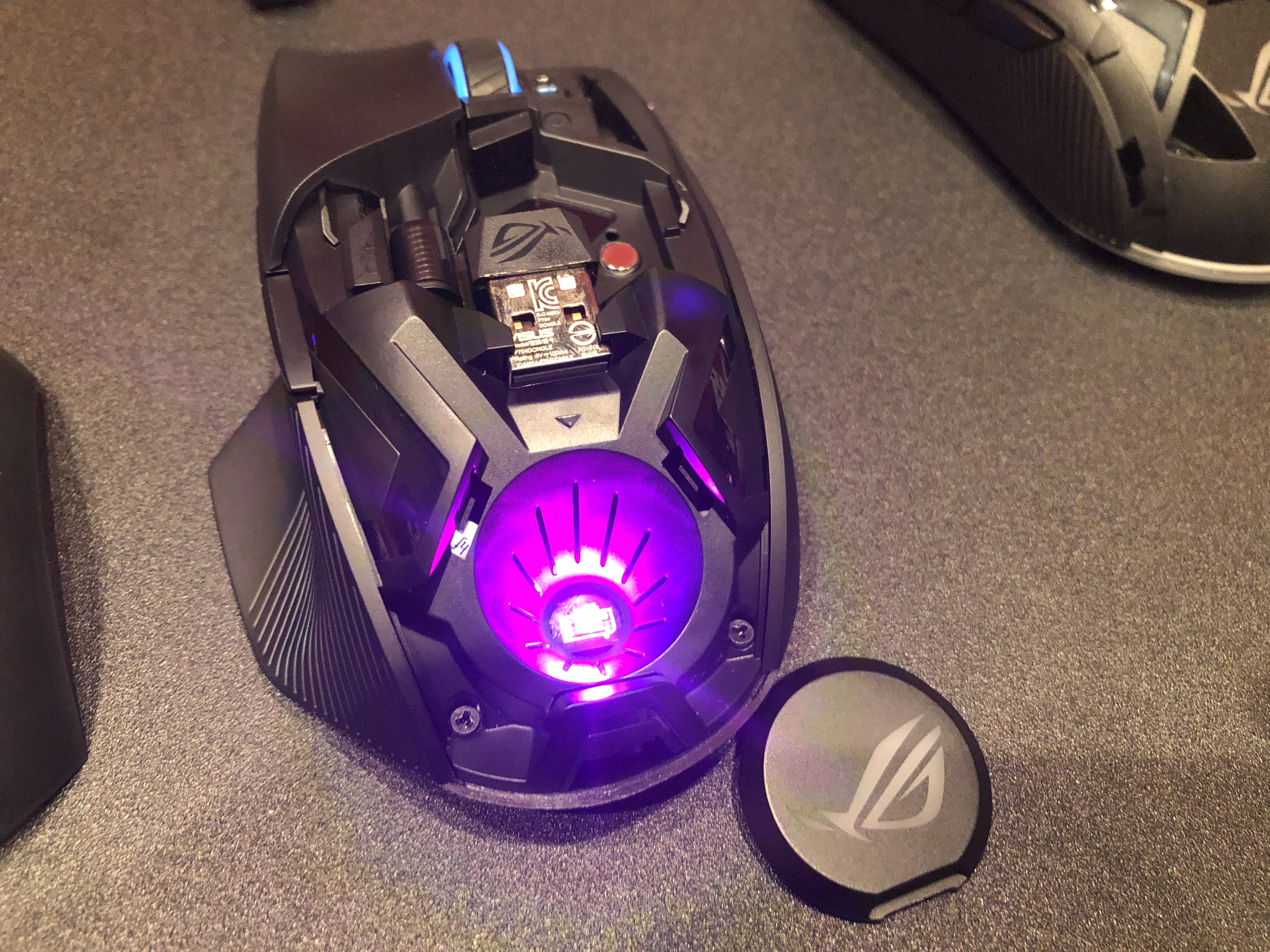 Asus Rog Chakram Gaming Mouse Lets You Swap Switches Dpi And Even Its Logo Tom S Hardware