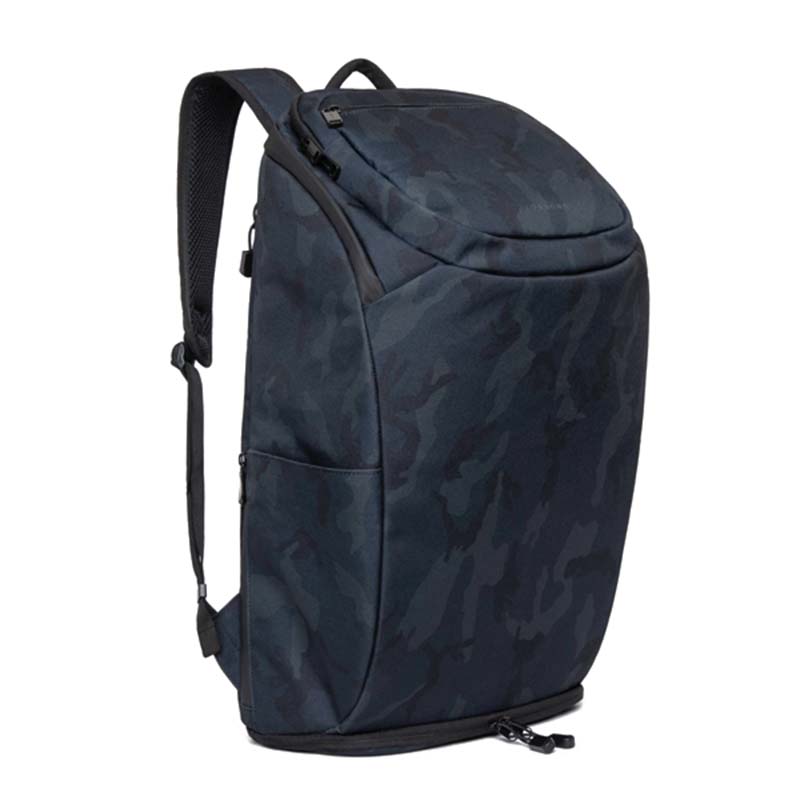Lo & Sons Kabuka backpack in camo print against a white background
