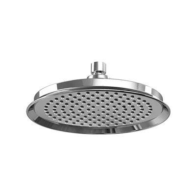 chrome rainfall shower head