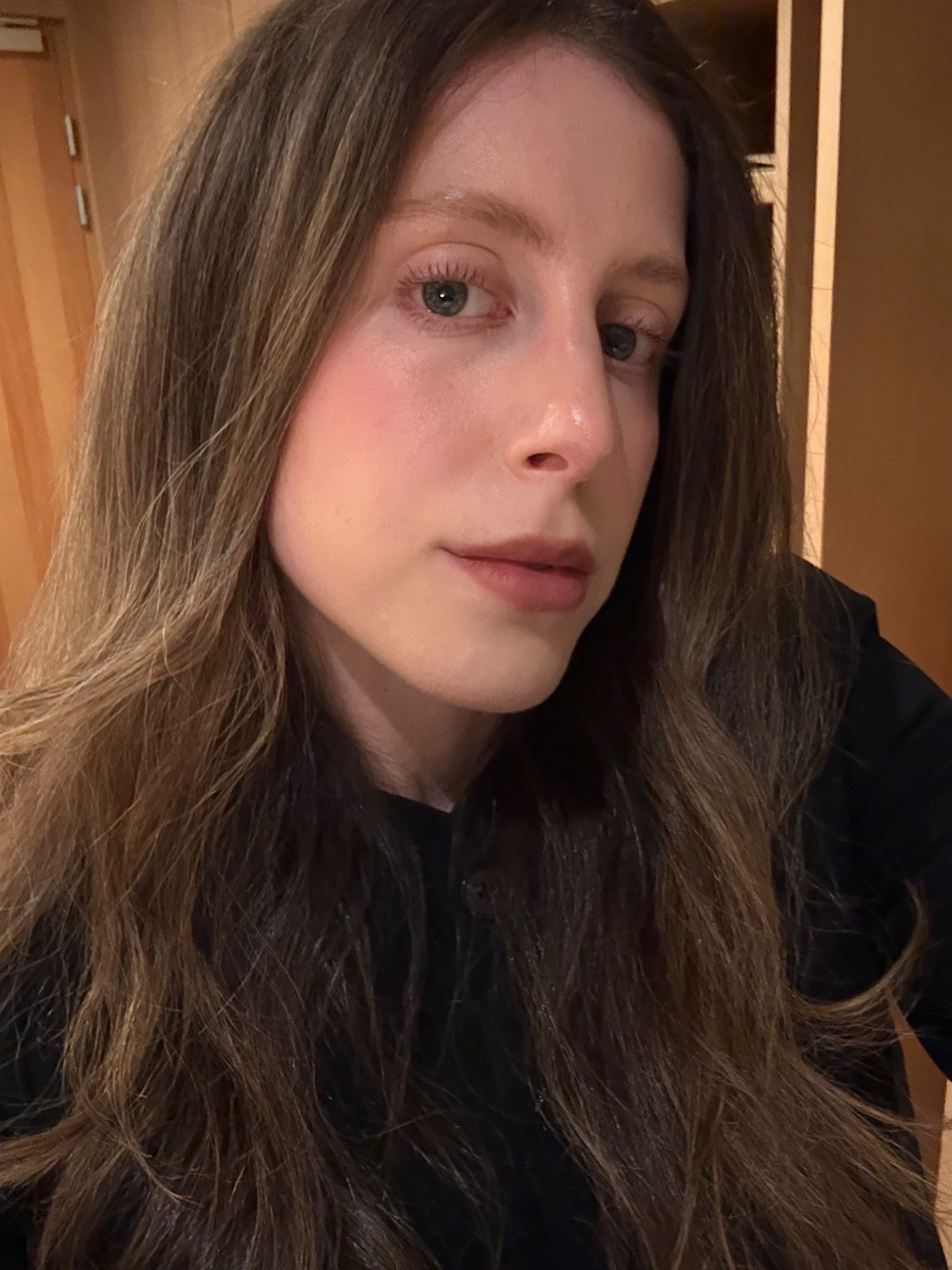 Jamie Schneider wearing Hailey Bieber's lip combo