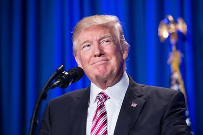 President Trump addressed a Republican retreat in Philadelphia in January. 