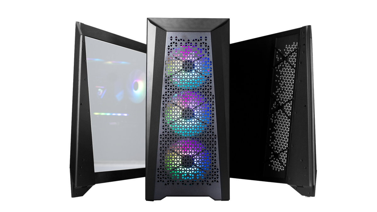 Image of the MSI Infinite RS gaming desktop.