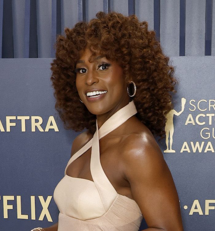 Issa Rae on the SAG Awards red carpet