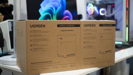 UGREEN DH2300 and DH4300 Plus on a table