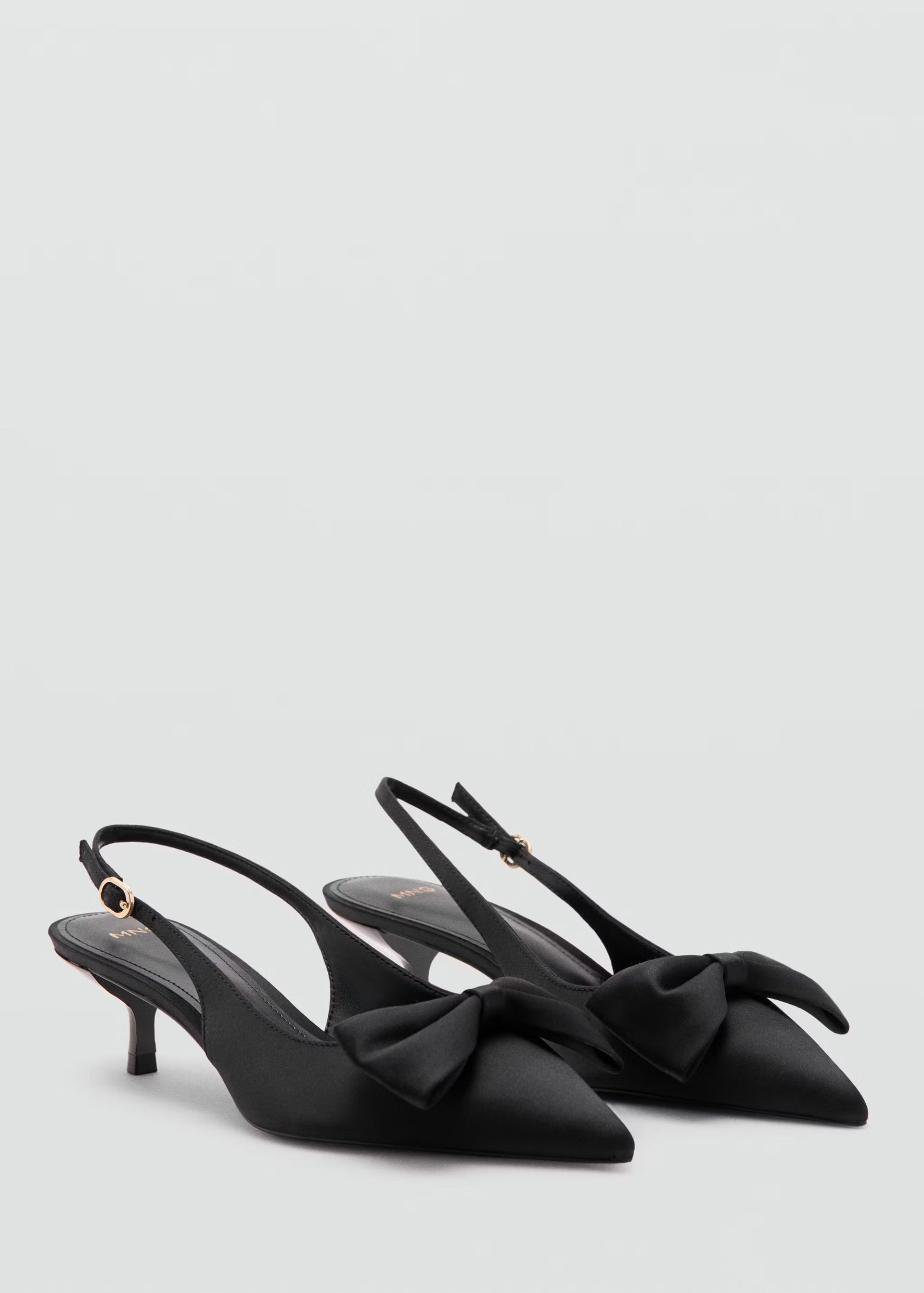 MANGO, Satin Bow Shoes - Women | Mango United Kingdom