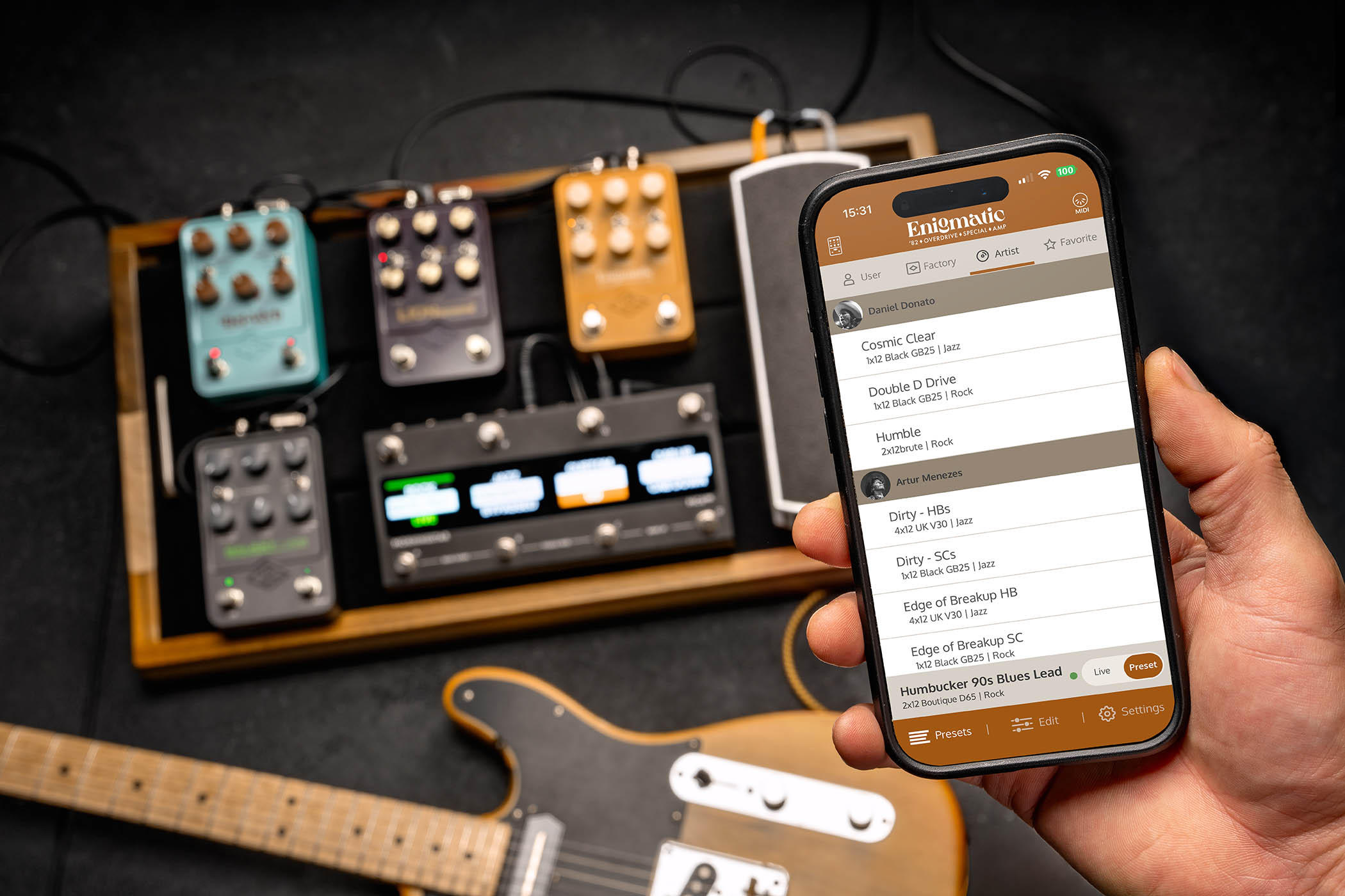 Universal Audio UAFX pedals: the company has updated its amp modelling pedal lineup, adding MIDI connectivity, improved presets and app integration.