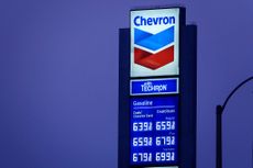 Chevron Gas Station In San Diego