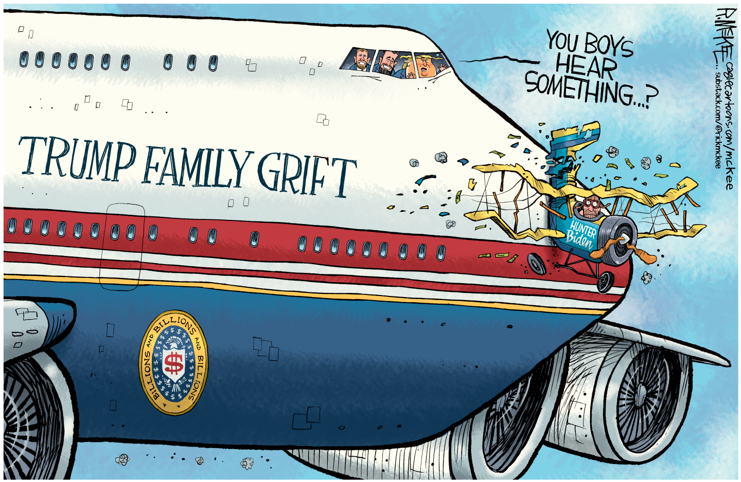 Political cartoon