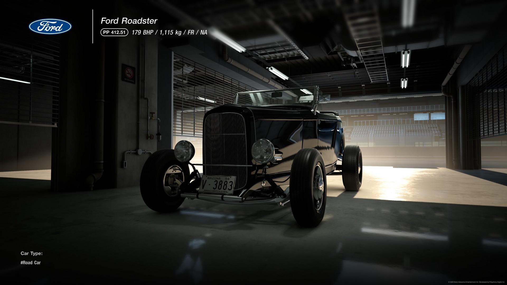 Viewing a car in the garage in Gran Turismo 7