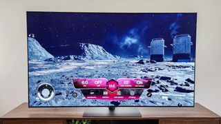 LG G4 OLED in living room