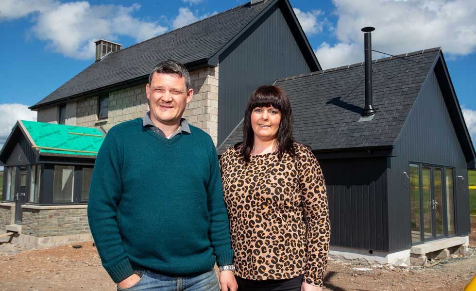 Le rêve d'auto-construction d'un couple de l'Aberdeenshire devient réalité