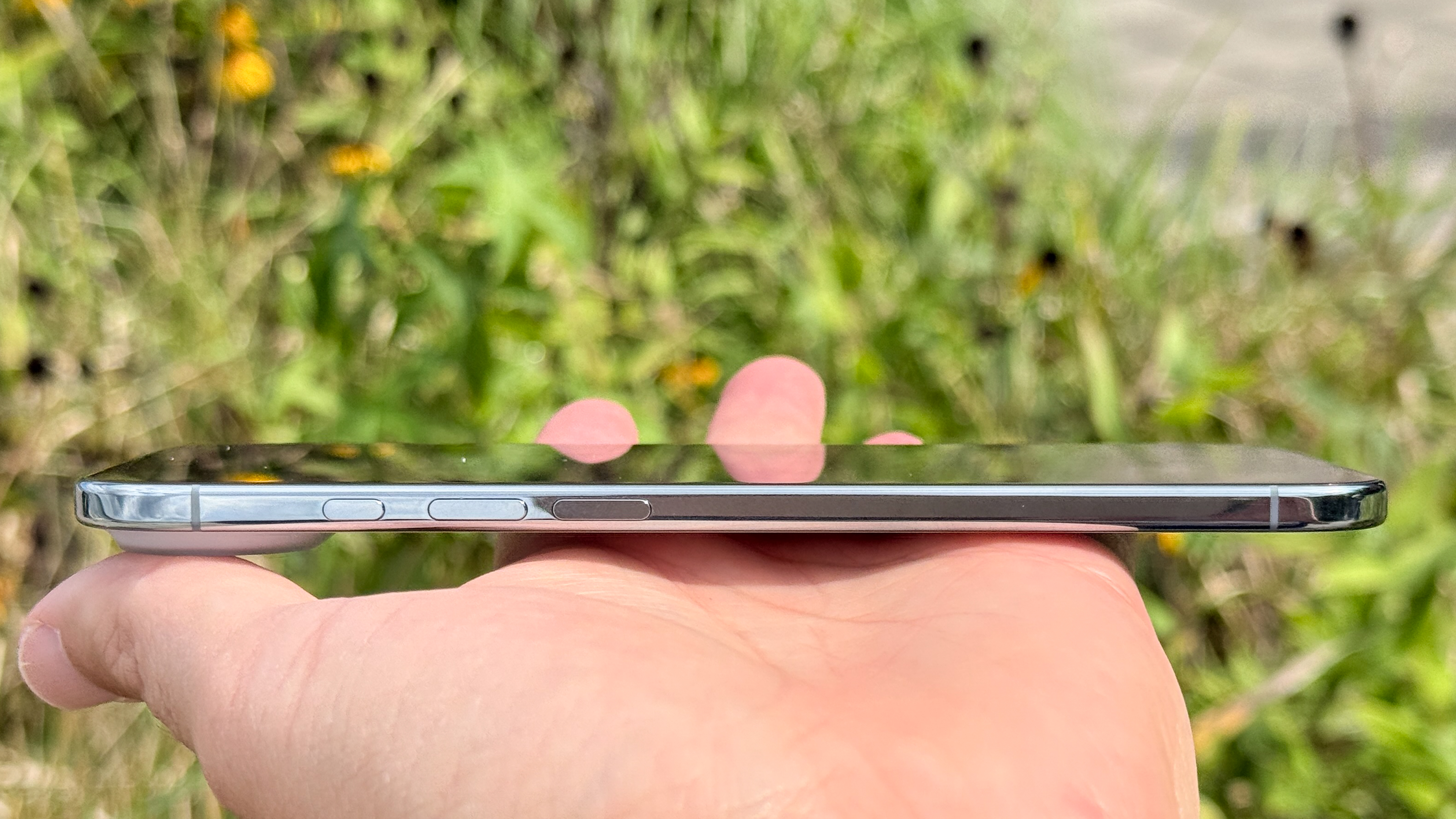 iPhone Air shown in hand