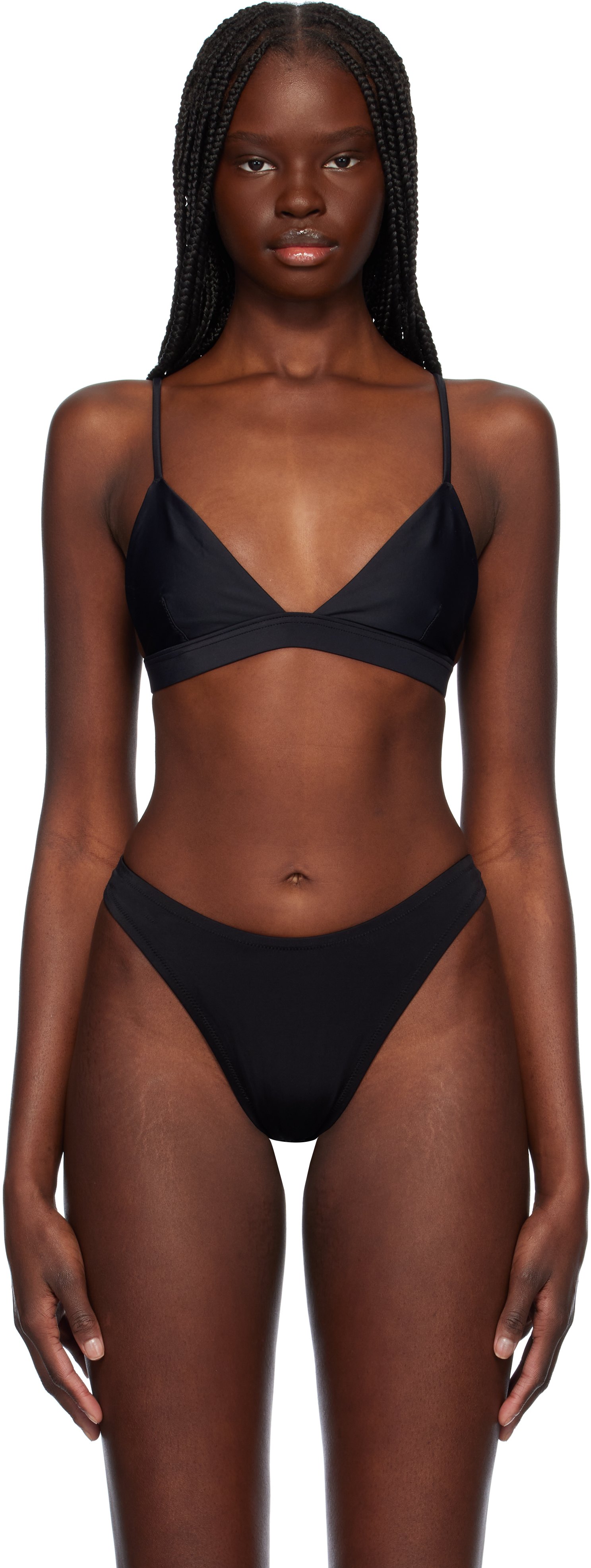 Black Triangle Bikini Top