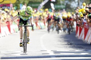 A disappointed Dan Martin (Cannondale-Garmin)
